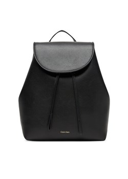 Calvin Klein Plecak Foil Logo Flap Backpack LV04F3297G Czarny ze sklepu MODIVO w kategorii Plecaki - zdjęcie 184812907