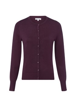 Marie Lund Kardigan damski Kobiety bakłażanowy jednolity ze sklepu vangraaf w kategorii Swetry damskie - zdjęcie 184813336