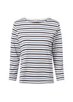 Marie Lund Damska koszulka z długim rękawem Kobiety Bawełna écru w paski ze sklepu vangraaf w kategorii Bluzki damskie - zdjęcie 184813345
