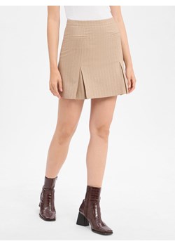 HUGO Damska spódniczka mini - Ramola Kobiety beżowy w paski ze sklepu vangraaf w kategorii Spódnice - zdjęcie 184813376