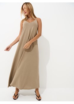 Mohito - Sukienka maxi z modalem - beżowy ze sklepu Mohito w kategorii Sukienki - zdjęcie 184813805