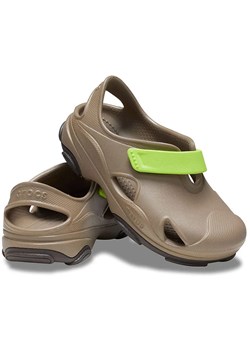 Crocs Slippersy "Terrain Fisherman" w kolorze oliwkowo-limonkowym ze sklepu Limango Polska w kategorii Sandały dziecięce - zdjęcie 184817975