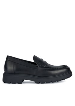 Loafersy Geox U36FRB 00043 C9999 Czarny ze sklepu eobuwie.pl w kategorii Mokasyny męskie - zdjęcie 184818808