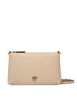 PINKO Torebka Flat Horizontal Mini AI 25-26 104277 A0F1 Beżowy ze sklepu MODIVO w kategorii Listonoszki - zdjęcie 184820146