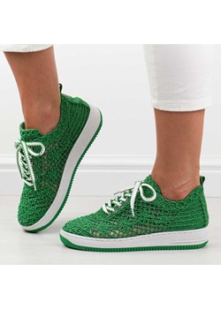 Zielone plecione sportowe buty damskie T.Sokolski 175 ze sklepu suzana.pl w kategorii Buty sportowe damskie - zdjęcie 184834228
