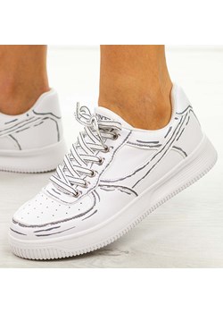 Białe sportowe buty damskie Vinceza 8785 Wt ze sklepu suzana.pl w kategorii Buty sportowe damskie - zdjęcie 184837629
