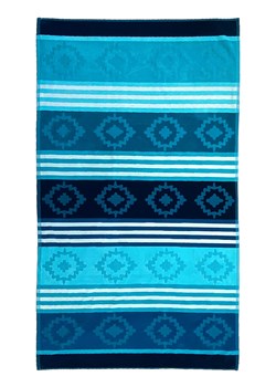 Le Comptoir de la Plage Ręcznik plażowy w kolorze niebiesko-błękitnym - 170 x 90 cm ze sklepu Limango Polska w kategorii Ręczniki - zdjęcie 184839706
