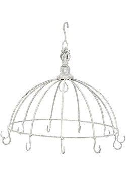 POSIWIO Dekoracja wisząca w kolorze białym - wys. 31,5 x  Ø 32 cm ze sklepu Limango Polska w kategorii Dekoracje - zdjęcie 184840099