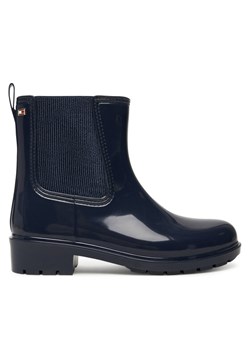 Kalosze Tommy Hilfiger Flag Hardware FW0FW08966 Granatowy ze sklepu eobuwie.pl w kategorii Kalosze damskie - zdjęcie 184840116