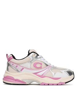 Sneakersy Coach Mesh CAQ29 Écru ze sklepu eobuwie.pl w kategorii Buty sportowe damskie - zdjęcie 184840146
