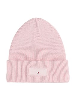 Czapka Tommy Jeans Tjw Linear Beanie AW0AW17913 Różowy ze sklepu eobuwie.pl w kategorii Czapki zimowe damskie - zdjęcie 184840185