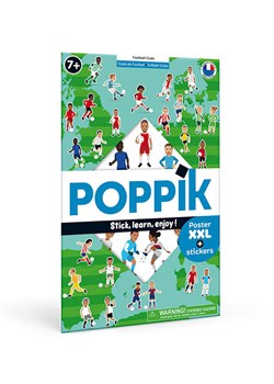 Ploppik Plakat edukacyjny &quot;Football clubs&quot; z naklejkami - 7+ ze sklepu Limango Polska w kategorii Zabawki - zdjęcie 184841568