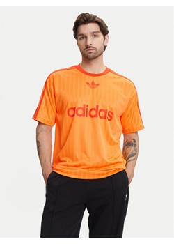 adidas T-Shirt adicolor JP1027 Żółty Loose Fit ze sklepu MODIVO w kategorii T-shirty męskie - zdjęcie 184844036