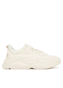 HUGO Sneakersy Leon 50536660 Biały ze sklepu MODIVO w kategorii Buty sportowe damskie - zdjęcie 184844047