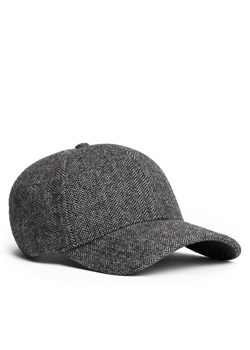 Tommy Hilfiger Czapka z daszkiem Th Flag Herringbone 6 Panel Cap AM0AM13784 Szary ze sklepu MODIVO w kategorii Czapki z daszkiem męskie - zdjęcie 184844177