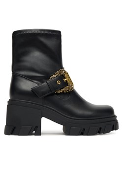 Botki Versace Jeans Couture 79VA3S80 Czarny ze sklepu eobuwie.pl w kategorii Botki - zdjęcie 184846267