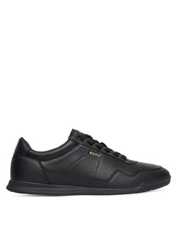 Sneakersy BOSS Nitan 50548658 Czarny ze sklepu eobuwie.pl w kategorii Buty sportowe męskie - zdjęcie 184846327
