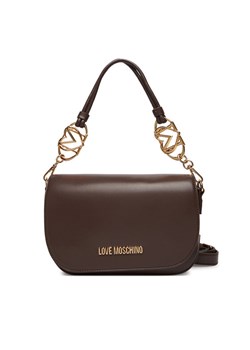 Torebka LOVE MOSCHINO JC4049PP1NLF0301 Brązowy ze sklepu eobuwie.pl w kategorii Listonoszki - zdjęcie 184846375