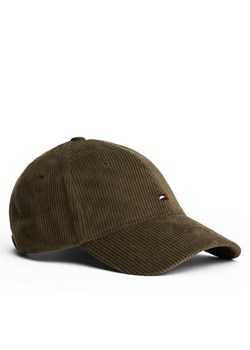 Czapka z daszkiem Tommy Hilfiger Th Flag 6 Panel Cord Cap AM0AM13583 Zielony ze sklepu eobuwie.pl w kategorii Czapki z daszkiem męskie - zdjęcie 184846415
