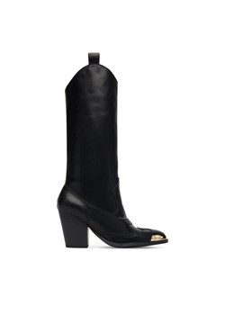 Kowbojki Versace Jeans Couture 79VA3S12 Czarny ze sklepu eobuwie.pl w kategorii Kozaki damskie - zdjęcie 184846428