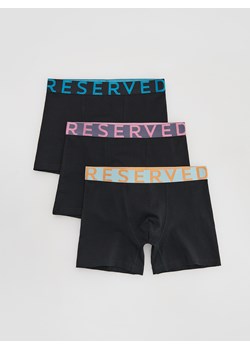 Reserved - 3 pack bokserek Long - czarny ze sklepu Reserved w kategorii Majtki męskie - zdjęcie 184848199
