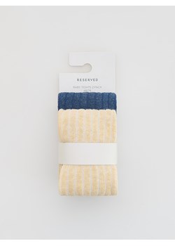 Reserved - Rajstopy 2 pack - kremowy ze sklepu Reserved w kategorii Rajstopy dziecięce - zdjęcie 184848316