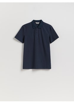 Reserved - Koszulka polo regular fit - granatowy ze sklepu Reserved w kategorii T-shirty męskie - zdjęcie 184848366