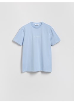 Reserved - T-shirt regular z nadrukiem - jasnoniebieski ze sklepu Reserved w kategorii T-shirty męskie - zdjęcie 184848419