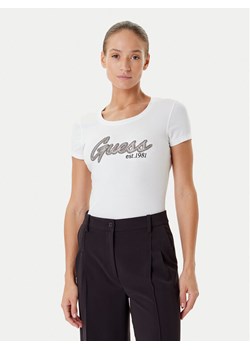 Guess T-Shirt W5YI16 J1314 Biały Regular Fit ze sklepu MODIVO w kategorii Bluzki damskie - zdjęcie 184848847