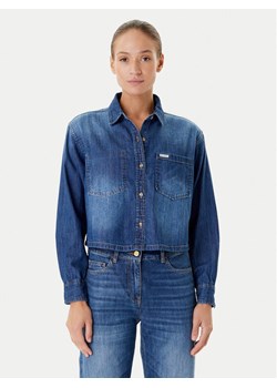 Guess Jeans Koszula jeansowa W5YH0D D5M8A Granatowy Regular Fit ze sklepu MODIVO w kategorii Koszule damskie - zdjęcie 184848858