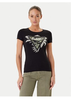 Guess T-Shirt W5YI13 J1314 Czarny Regular Fit ze sklepu MODIVO w kategorii Bluzki damskie - zdjęcie 184848936