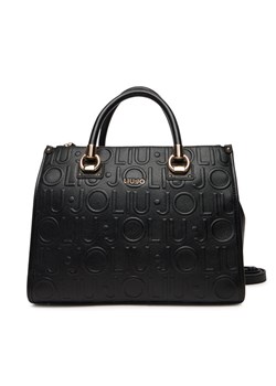 Torebka Liu Jo Ecs M Satchel AF5008 E0538 Czarny ze sklepu eobuwie.pl w kategorii Kuferki - zdjęcie 184850945