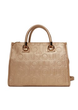 Torebka Liu Jo Ecs M Satchel AF5008 E0538 Złoty ze sklepu eobuwie.pl w kategorii Kuferki - zdjęcie 184850949