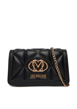 Torebka LOVE MOSCHINO JC5640PP1NLC0000 Czarny ze sklepu eobuwie.pl w kategorii Kopertówki - zdjęcie 184850956