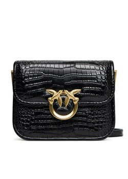 PINKO Torebka Love Box Bag Fl Mini AI 25-26 PLTT 104297 A2OH Czarny ze sklepu MODIVO w kategorii Listonoszki - zdjęcie 184852839