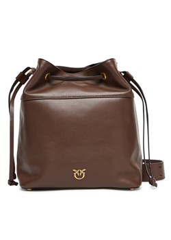 PINKO Torebka Secchiello Classic Al 25-26 PLTT 104305 A0QO Brązowy ze sklepu MODIVO w kategorii Torebki worki - zdjęcie 184852889