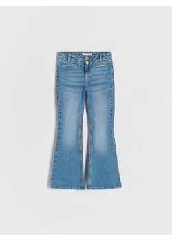 Reserved - Jeansy bootcut fit - niebieski ze sklepu Reserved w kategorii Spodnie dziewczęce - zdjęcie 184854336