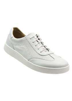 Barefoot skórzane minimalistyczne półbuty męskie białe 2 Helios Komfort 830 ze sklepu ulubioneobuwie w kategorii Półbuty męskie - zdjęcie 184855487