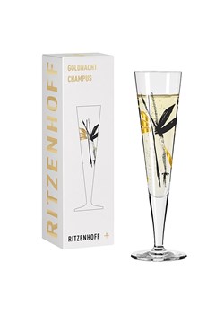 RITZENHOFF Kieliszek w kolorze złoto-czarnym do szampana - 205 ml ze sklepu Limango Polska w kategorii Naczynia - zdjęcie 184857246