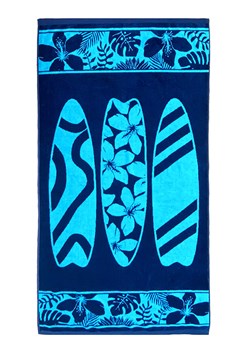 Le Comptoir de la Plage Ręcznik plażowy &quot;Cayo&quot; w kolorze granatowo-turkusowym - 170 x 90 cm ze sklepu Limango Polska w kategorii Ręczniki - zdjęcie 184857317