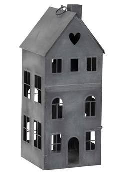 POSIWIO Świecznik w kolorze szarym - 15,5 x 36 x 15,5 cm ze sklepu Limango Polska w kategorii Świeczniki - zdjęcie 184857919