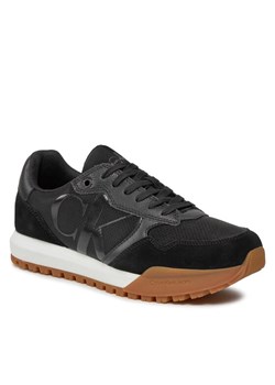 Calvin Klein Jeans Sneakersy Toothy Runner Bold Mono YM0YM00583 Czarny ze sklepu MODIVO w kategorii Buty sportowe męskie - zdjęcie 184858035