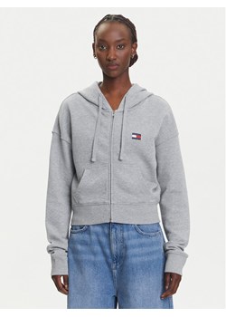 Tommy Jeans Bluza DW0DW21147 Szary Boxy Fit ze sklepu MODIVO w kategorii Bluzy damskie - zdjęcie 184858047