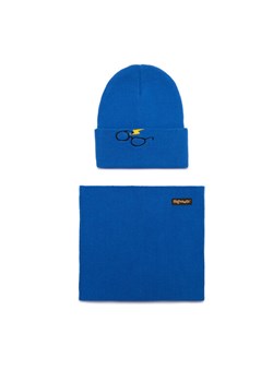 Harry Potter Komplet czapka i komin ACCCS-AW24-243WBHP Granatowy ze sklepu MODIVO w kategorii Czapki dziecięce - zdjęcie 184858125