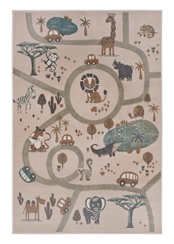 Hanse Home Dywan &quot;Animal Park&quot; w kolorze szaro-brązowo-kremowym ze sklepu Limango Polska w kategorii Tekstylia dziecięce - zdjęcie 184859097