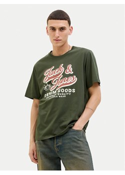 Jack&Jones T-Shirt Logo 12279535 Zielony Standard Fit ze sklepu MODIVO w kategorii T-shirty męskie - zdjęcie 184860457