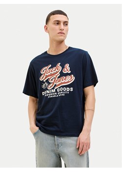 Jack&Jones T-Shirt Logo 12279535 Granatowy Standard Fit ze sklepu MODIVO w kategorii T-shirty męskie - zdjęcie 184860497