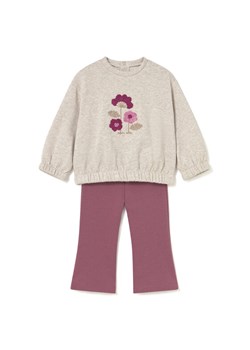 Mayoral Komplet bluza i legginsy 2740 Beżowy Regular Fit ze sklepu MODIVO w kategorii Komplety niemowlęce - zdjęcie 184861148
