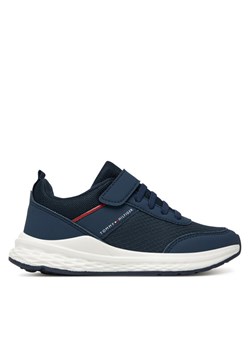 Tommy Hilfiger Sneakersy T3X9-34115-1845 S Granatowy ze sklepu MODIVO w kategorii Buty sportowe dziecięce - zdjęcie 184861156