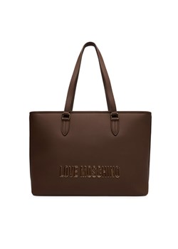 LOVE MOSCHINO Torebka JC4190PP1NKD0301 Brązowy ze sklepu MODIVO w kategorii Torby Shopper bag - zdjęcie 184861169